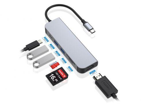 Dock USB-C CONCEPTRONIC DONN02G (0,115 m - Alumínio) — miniatura 4