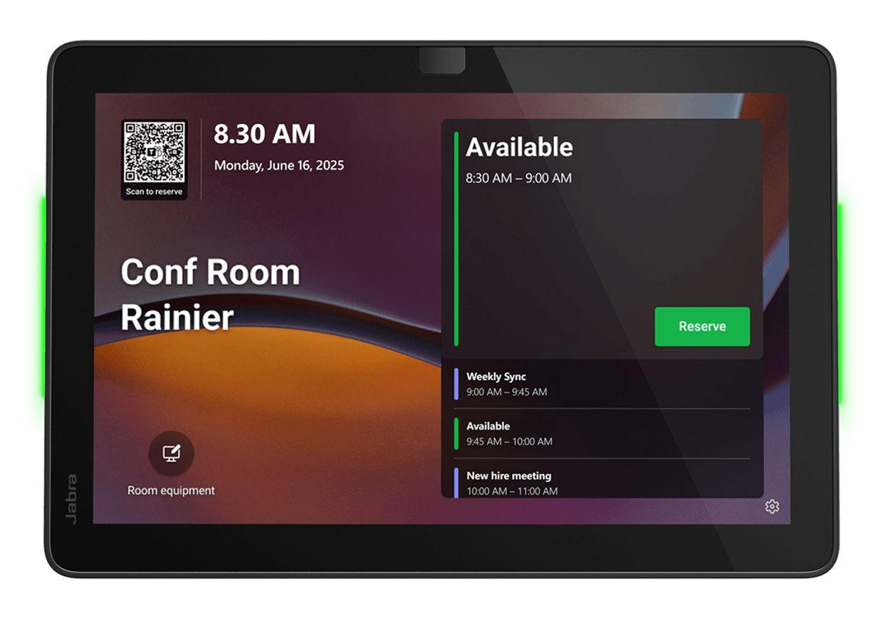 Painel de Agendamento JABRA Scheduler UC Global (10,1" tátil - Android 13 - Preto)