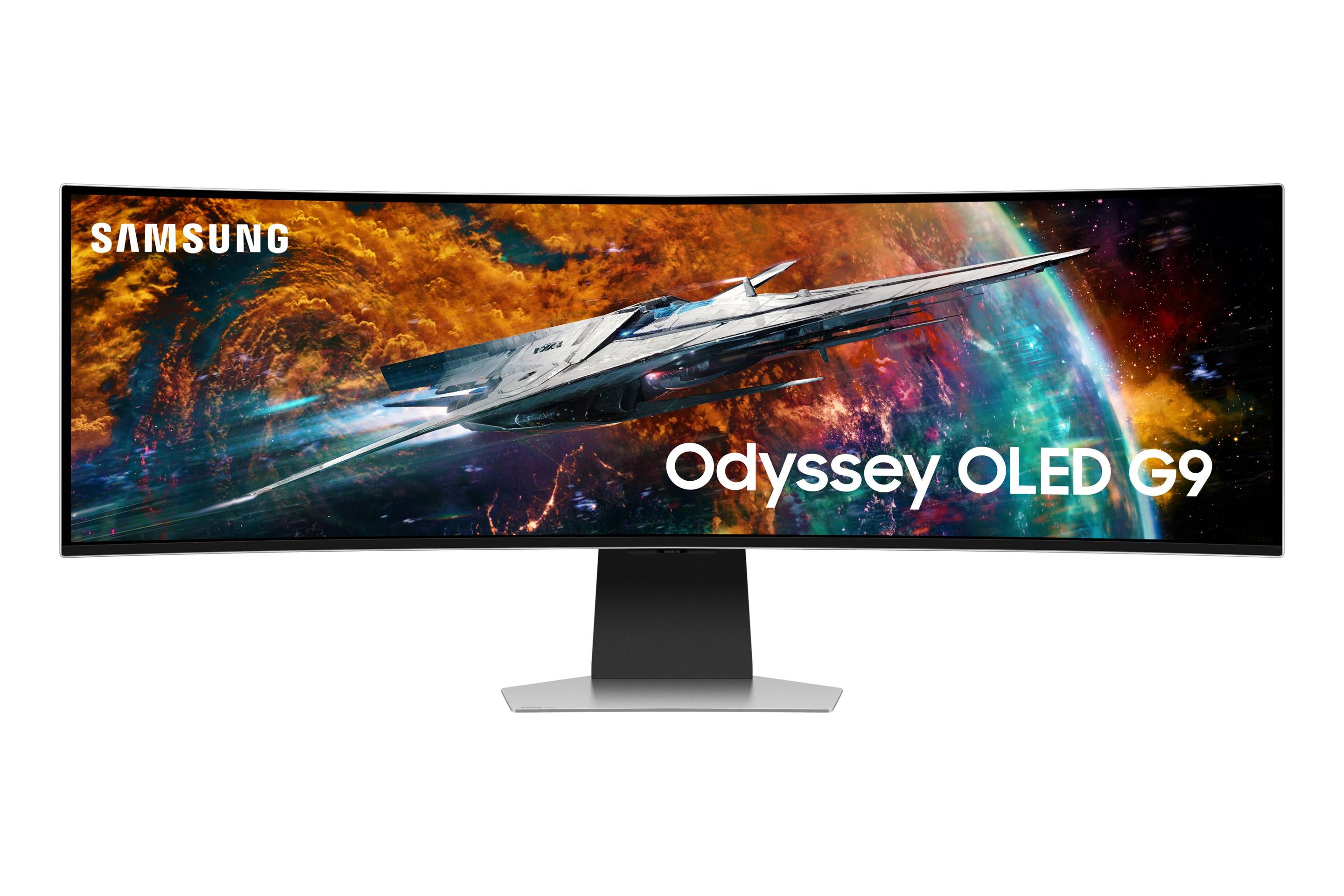 Monitor SAMSUNG Odyssey OLED G9 G95SC (49" - OLED - 240 Hz - Prateado)