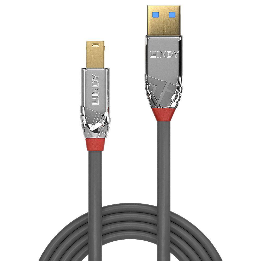 Cabo USB LINDY 36662 (2 m - USB B - USB A - Cinzento) — miniatura 2