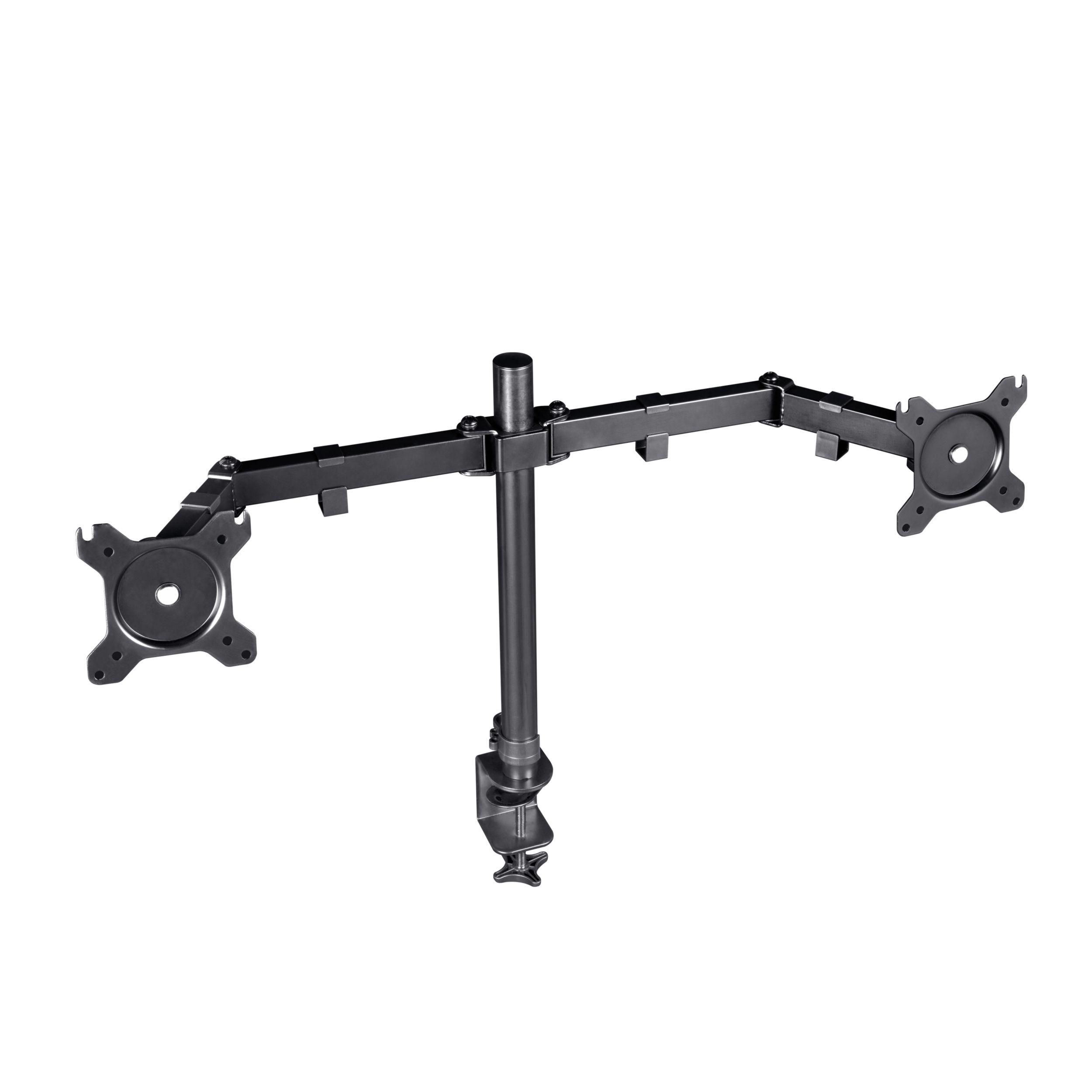 Suporte de Monitor Duplo TRUST GXT 1120 Mara (100 x 100 mm - 75 x 75 mm - 81,3 cm - Preto)