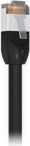 Cabo de Rede UBIQUITI UACC-CABLE-PATCH-OUTDOOR-1M-BK (1 m - Cat5e - RJ-45 - Preto)