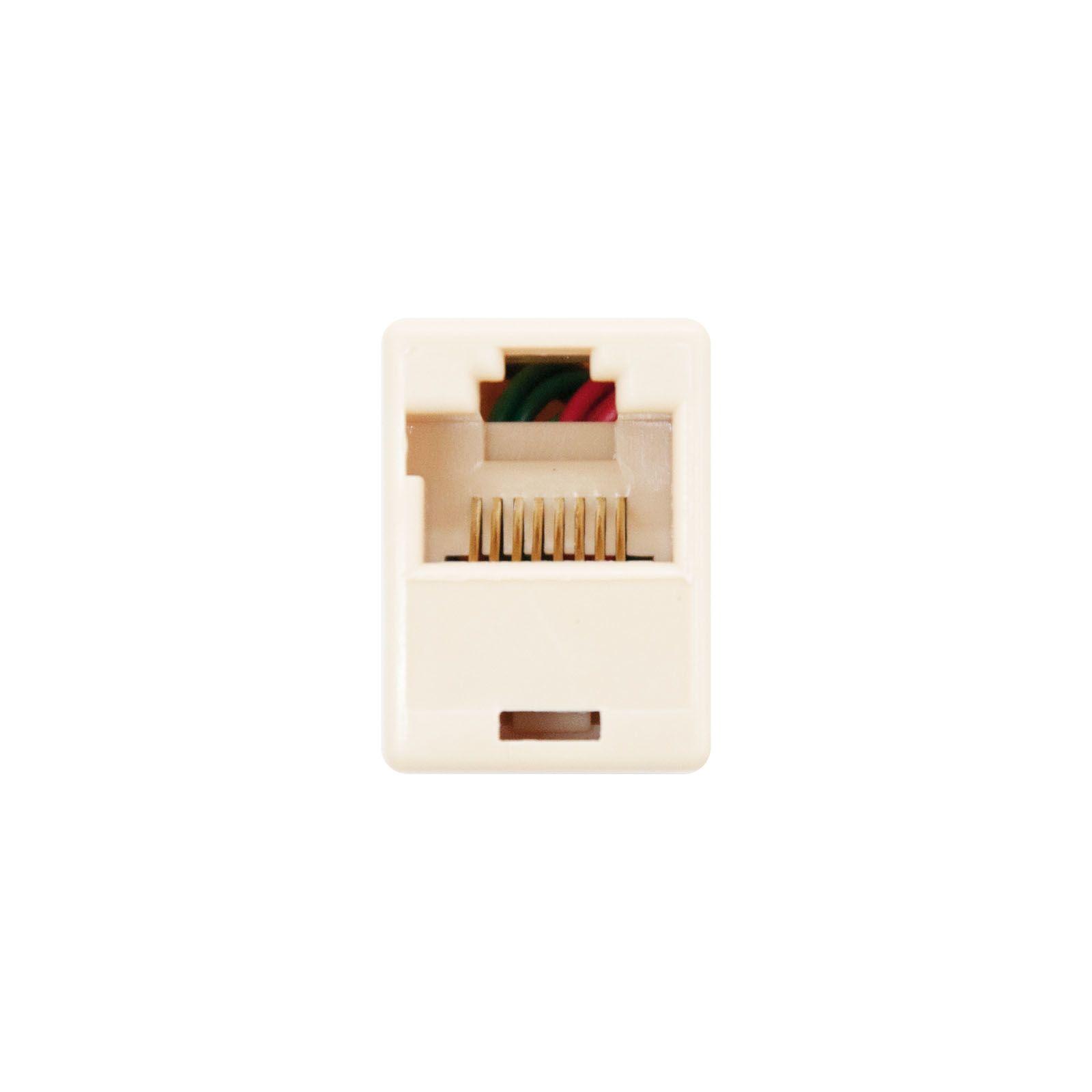 União de Rede RJ45 NANOCABLE 10.21.0401-OEM (2x RJ45 fêmea - Cabo redondo RJ45 - Bege)