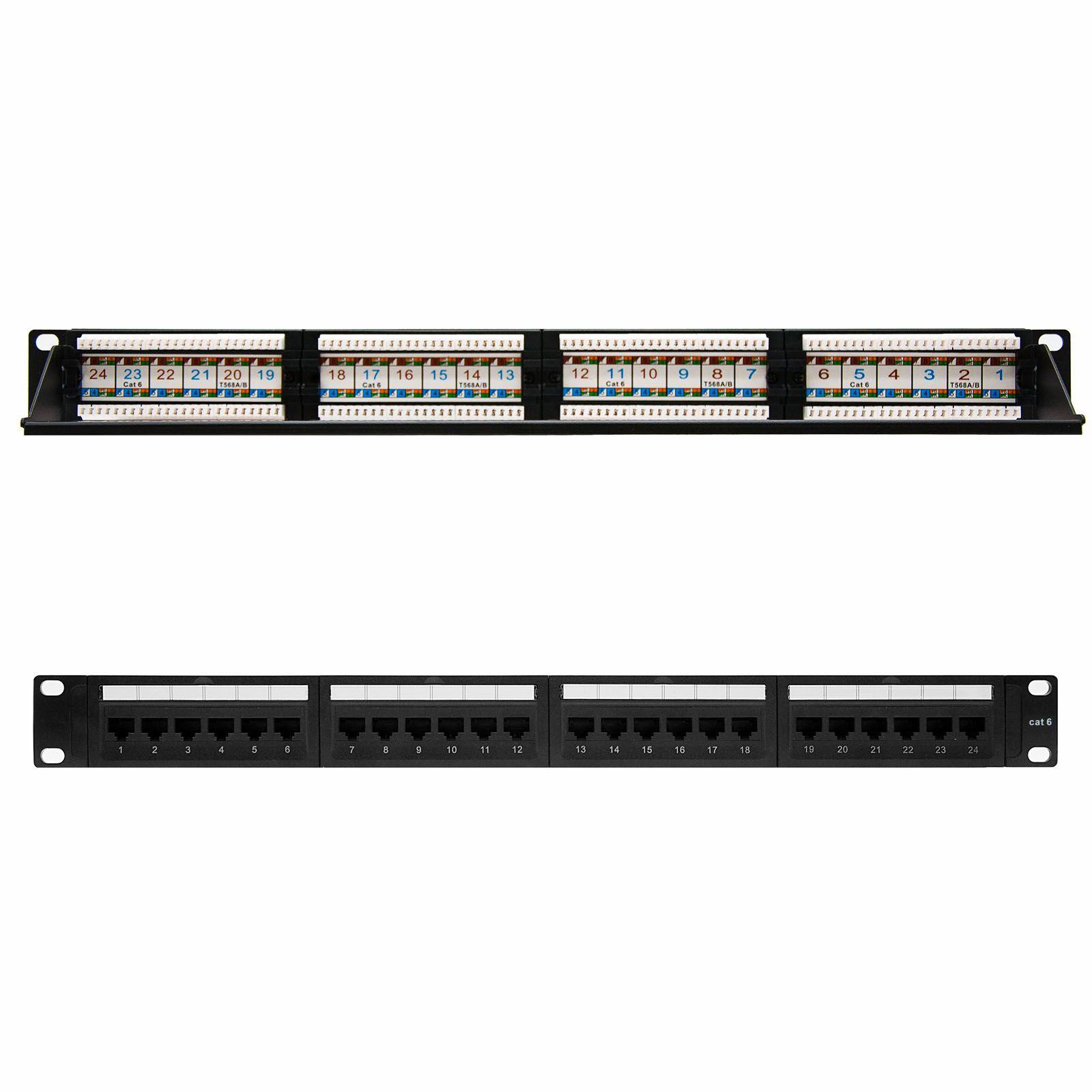 Painel de Patch NANOCABLE 10.21.3124 (22, 23, 24 e 26 AWG - Preto)