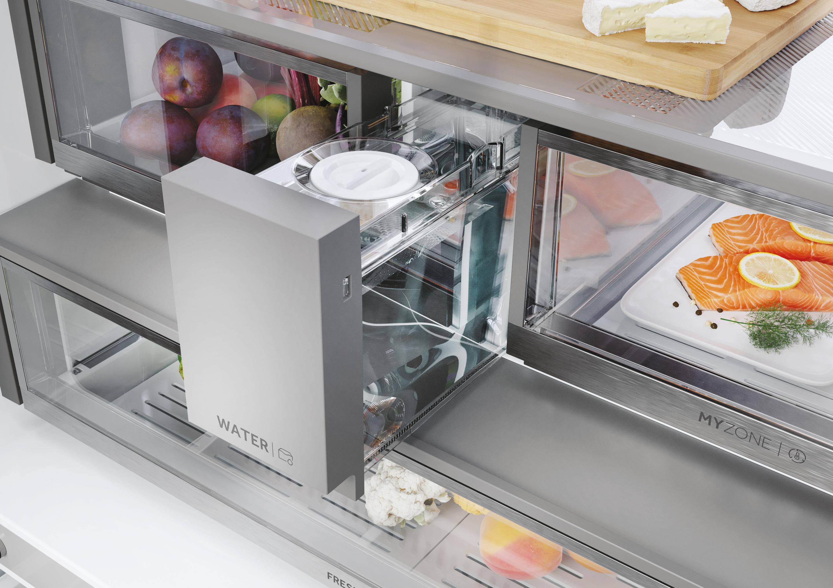 Frigorífico Americano Independente HAIER HFR79F19EFGK (703 L - hOn - 190x90,5x74,8 cm - Inox), miniatura 11