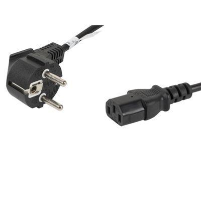 Cabo de Alimentação LANBERG CA-C13C-10CC-0018-BK (1,8 m - CEE 7/7 - Acoplador C13 - Preto), miniatura 4