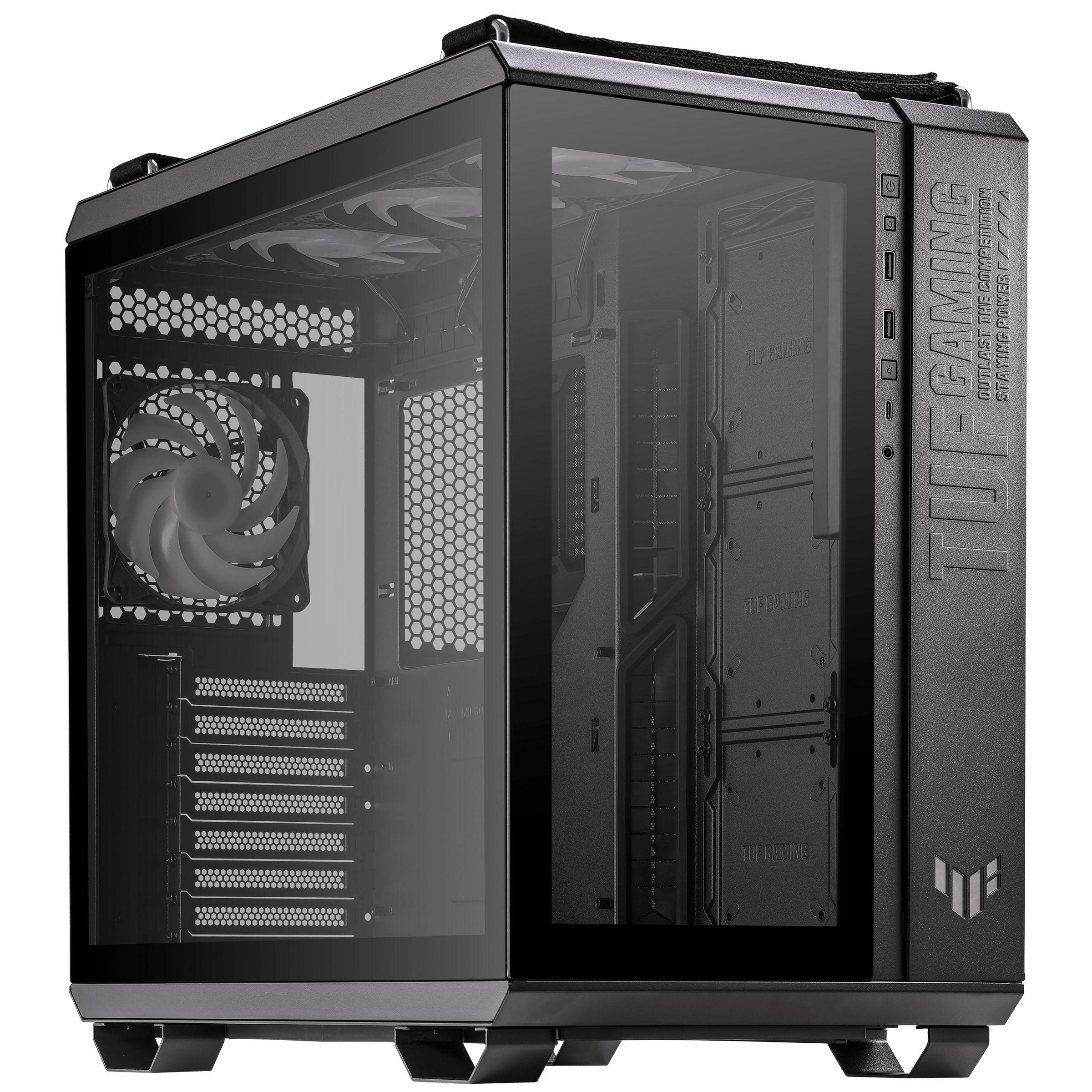Caixa PC ASUS TUF Gaming GT502 PLUS (ATX, micro ATX, Mini-ITX - Midi Tower - 16,3 cm - Preto), miniatura 3