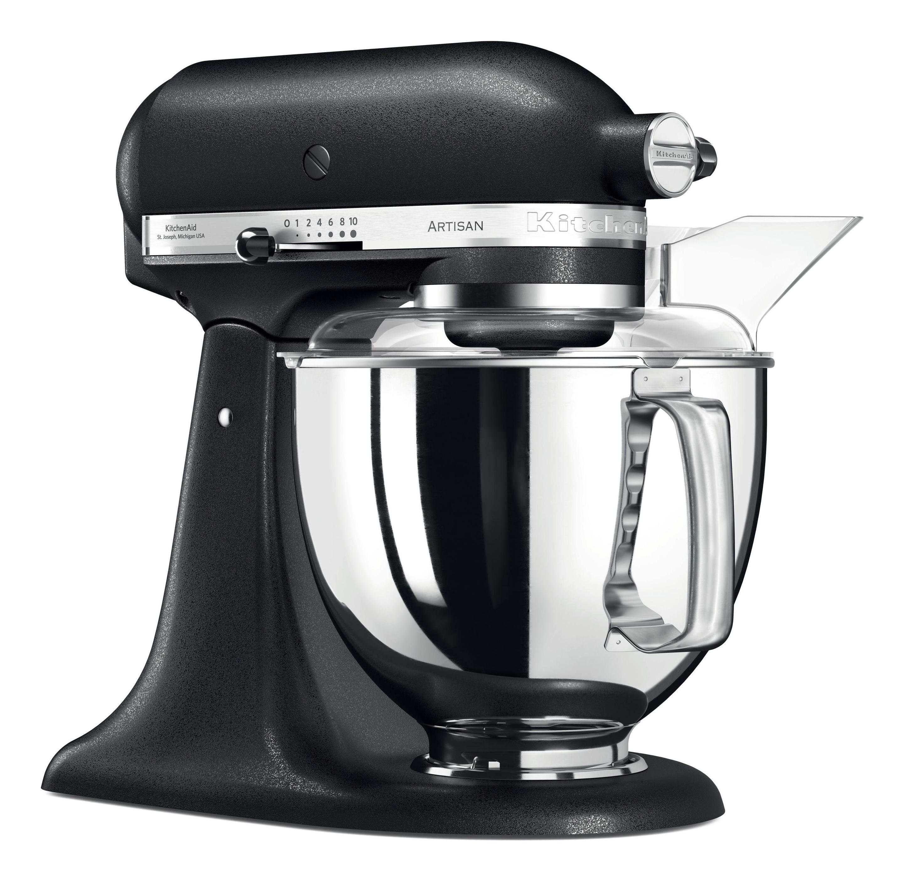 Batedeira KITCHENAID Artisan 5KSM175PSEBK (300 W - 220 RPM - 4,7 l - Preto) — miniatura 4