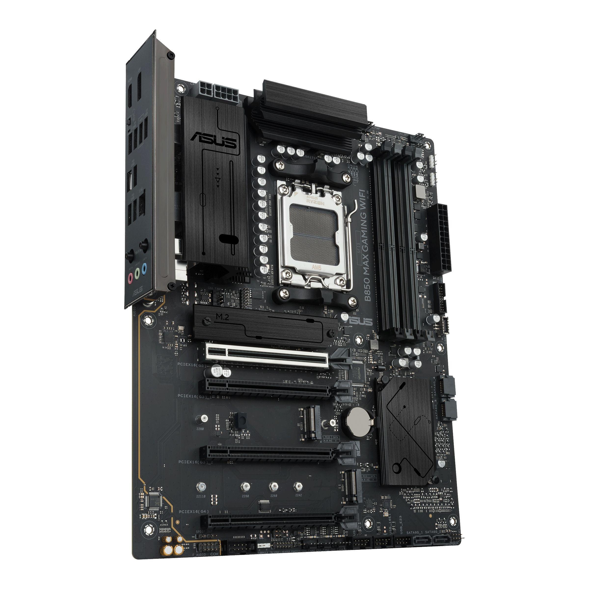 Motherboard ASUS B850 MAX GAMING WIFI (AM5 - ATX - Duplo canal - Preto), miniatura 4