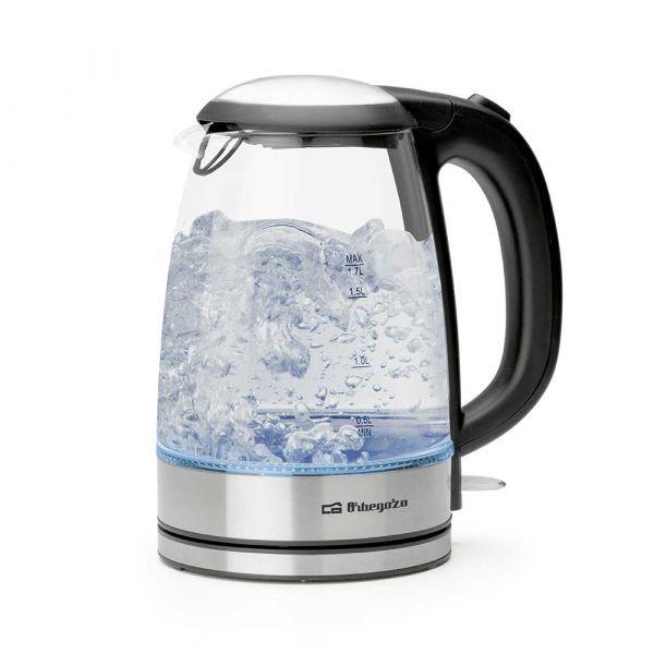 Jarro Elétrico ORBEGOZO KT6001 (2200 W - 1,7 l - Branco), miniatura 2