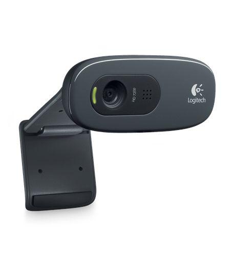 Câmara Web LOGITECH C270 (1280 x 720 pixels - 30 fps - 720p - Preto e Cinzento) — miniatura 2