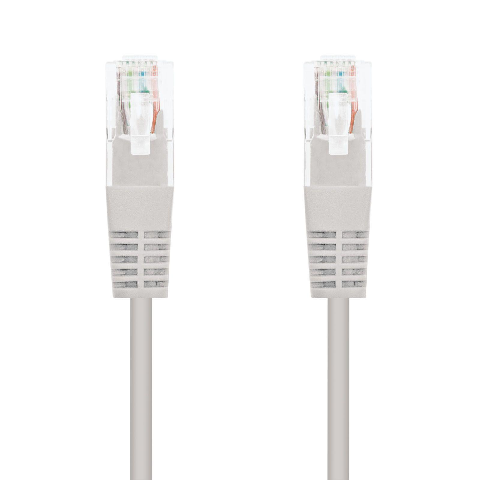 Cabo de Rede RJ45 NANO CABLE 10.20.0103 (3 m - Cat5e - RJ-45 - Cinzento) — miniatura 2