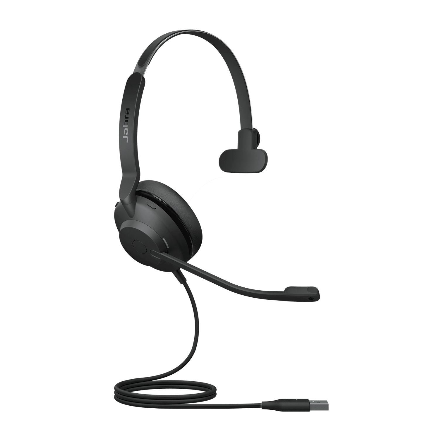 Auscultadores JABRA Evolve2 30 UC Mono (Monofónico - Com fios - Supra-aural - Preto)