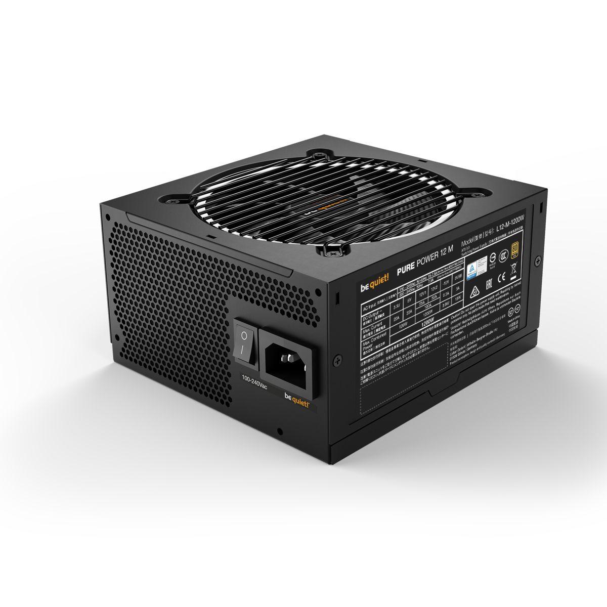 Fonte de Alimentação BE QUIET! Pure Power 12 M 1200W (ATX - 1200 W - 80 PLUS Gold - Preto), miniatura 3