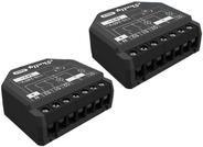 Conjunto de 2 Relés Inteligentes SHELLY 2PM Gen3 (Preto)
