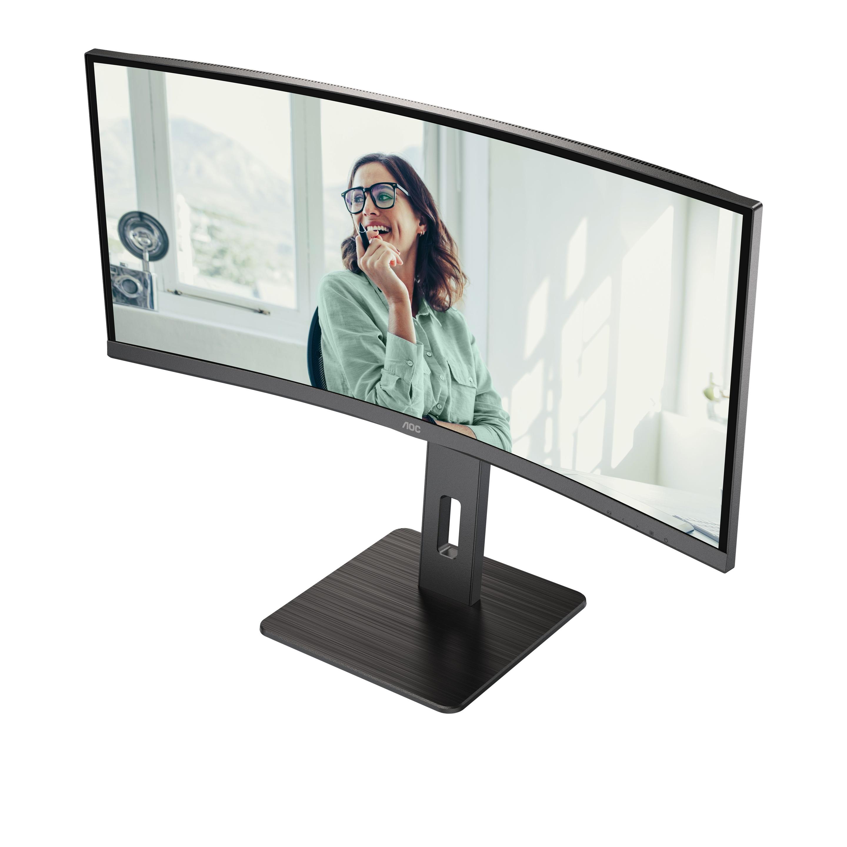 Monitor AOC CU34P3CV (34" - VA - 100 Hz - Preto) — miniatura 4