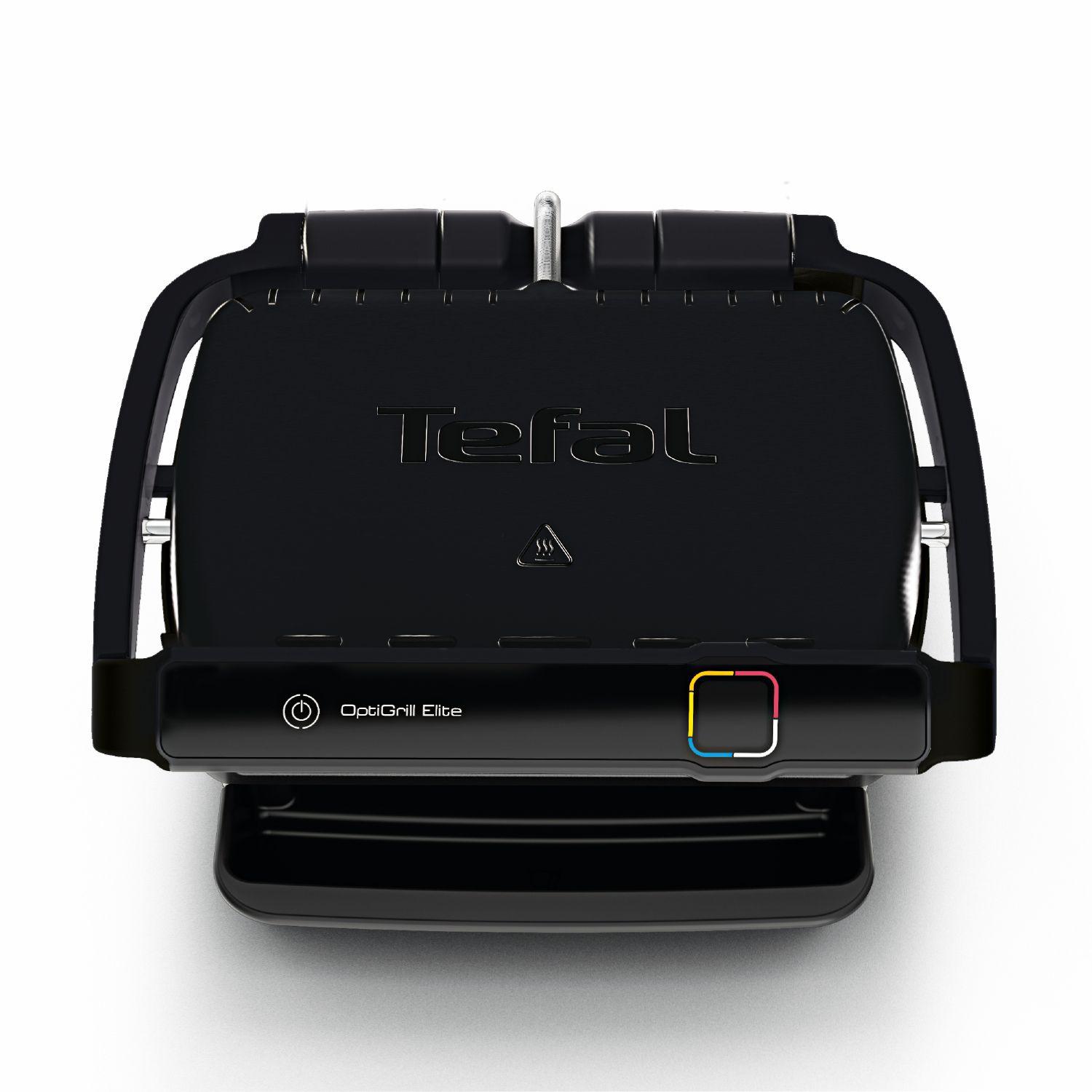 Grelhador de Contacto TEFAL OptiGrill Elite GC7508 (Altura 18 cm - Preto), miniatura 2