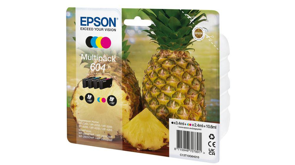Pack de 4 Tinteiros EPSON 604 C13T10G64010 (XP-2200/2205/3200/3205/4200/4205, WF-2910DWF/2930DWF/2935DWF/2950DWF - Preto, Ciano, Magenta e Amarelo), miniatura 8