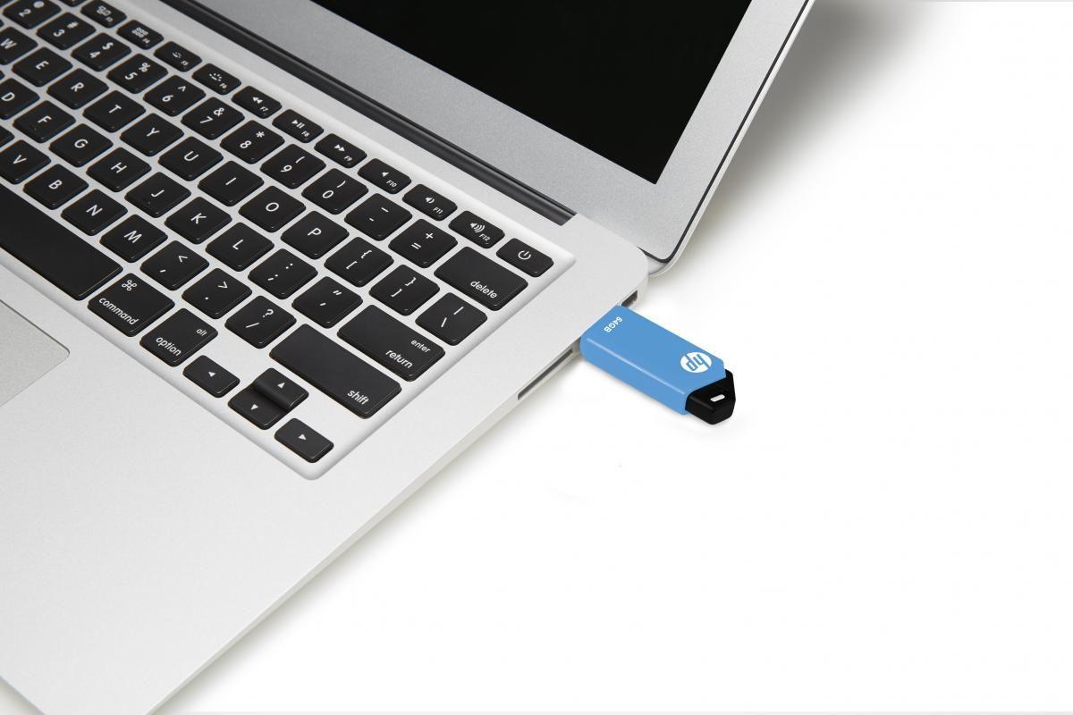 Pen Drive HP V150W (Deslizante - USB Type-A - Azul), miniatura 4
