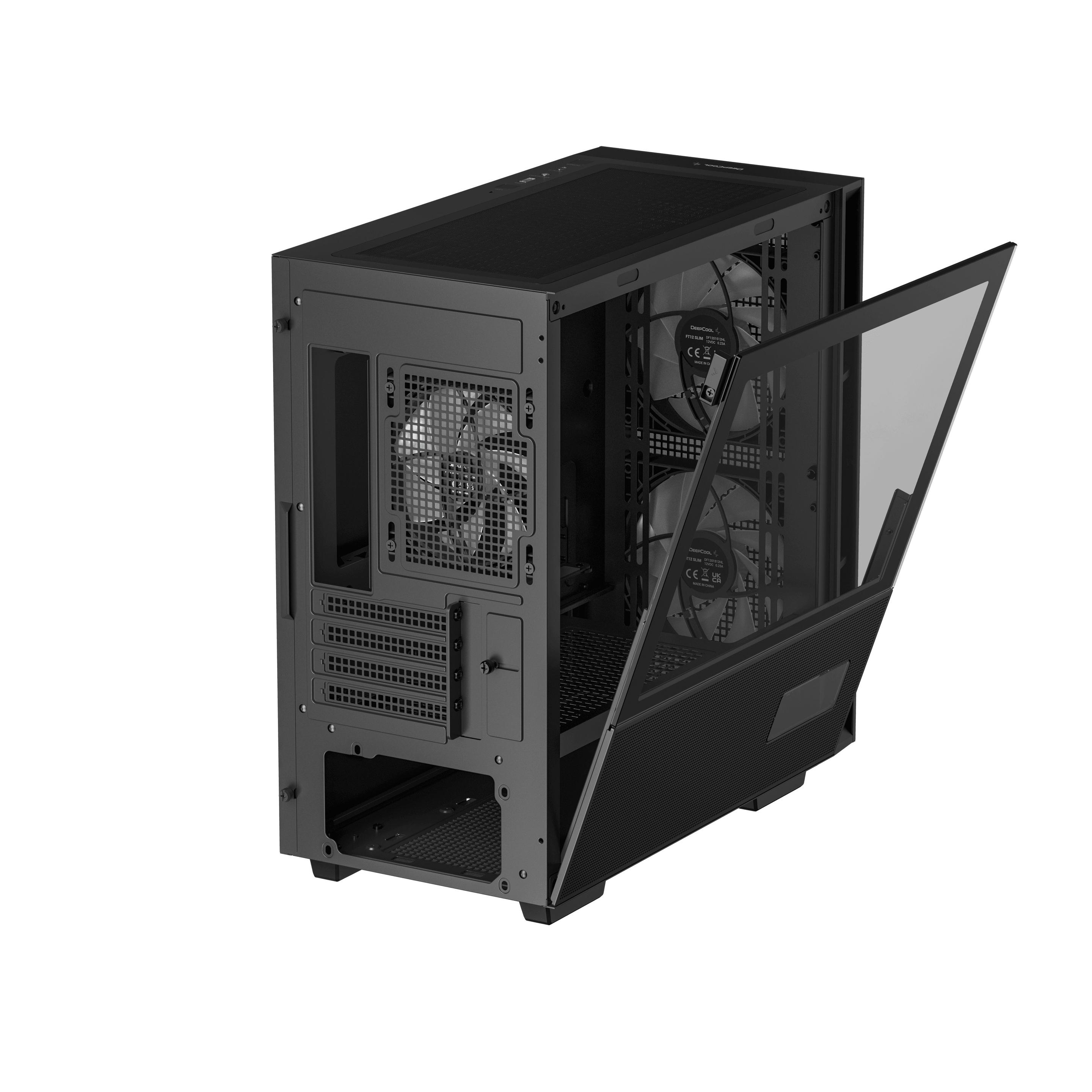 Caixa PC DEEPCOOL CH360 DIGITAL (micro ATX, Mini-ITX - Micro Tower - ABS, SPCC, vidro temperado - Preto) — miniatura 7