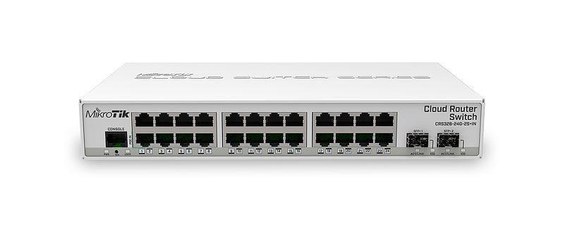 Switch Gerido MIKROTIK CRS326-24G-2S+IN (Gigabit Ethernet - Branco)