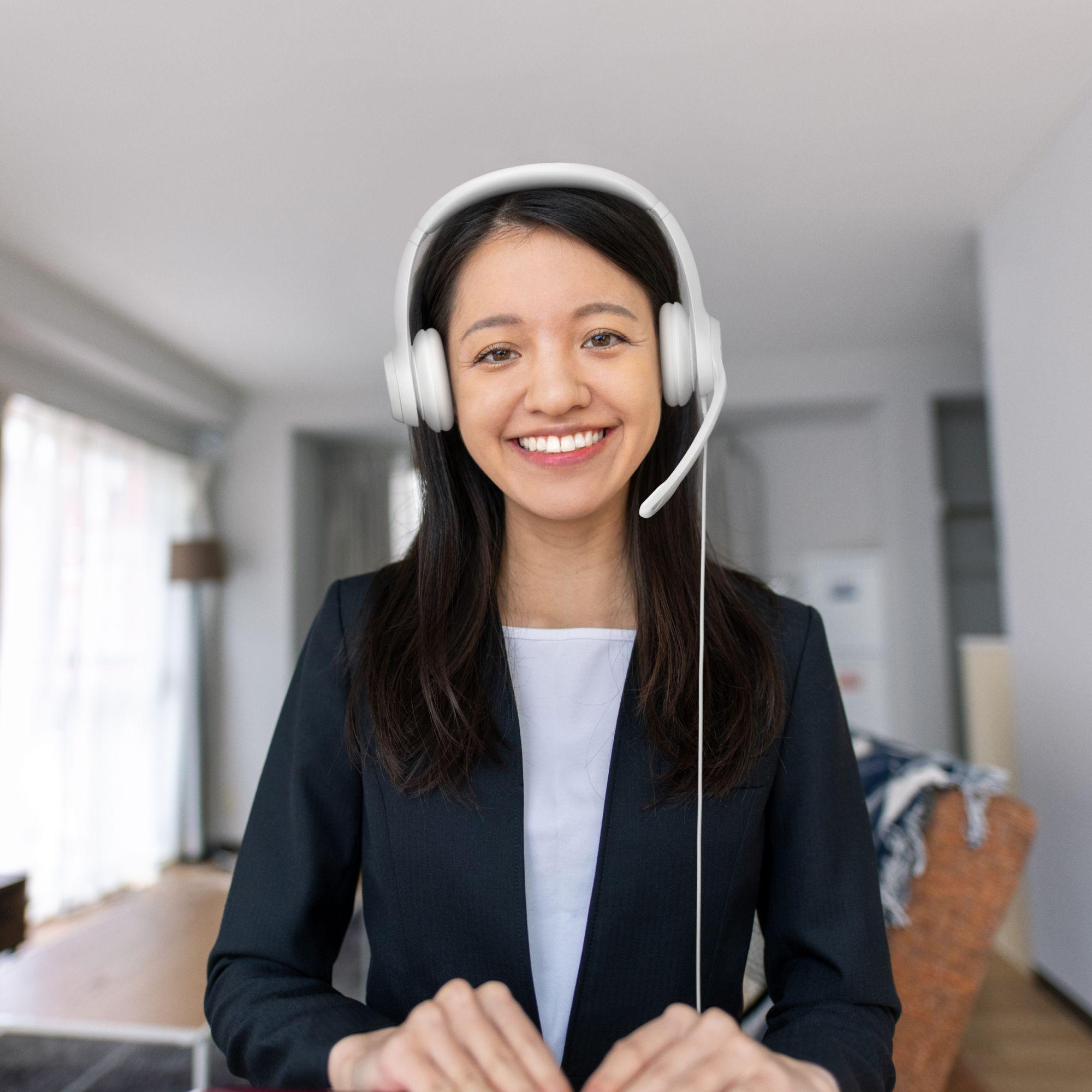 Auscultadores LOGITECH H390 (Binaural - Com fios - Supra-aural - Branco), miniatura 2