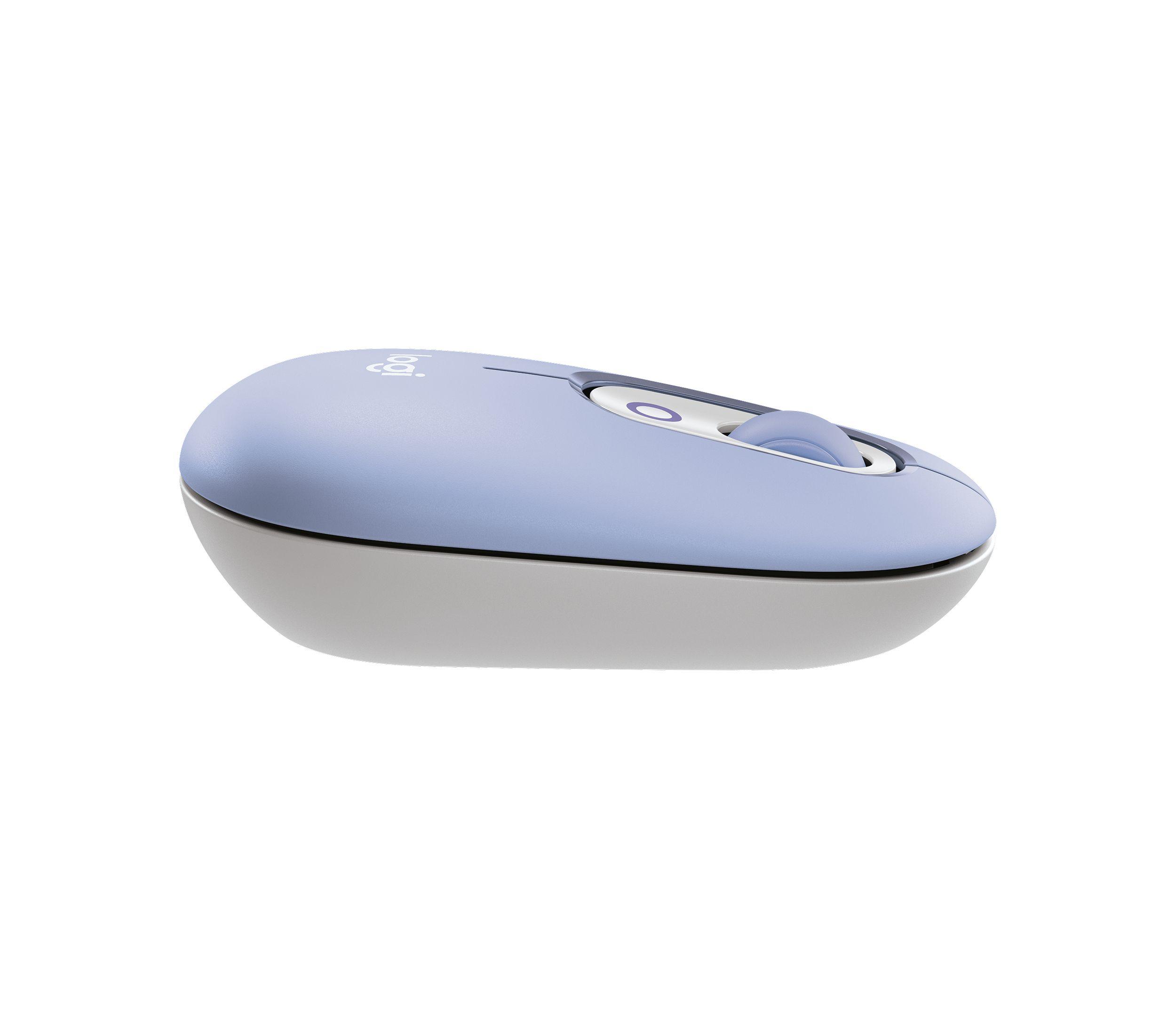 Conjunto de Teclado e Rato LOGITECH POP Icon Combo (Turco - Teclas tesoura - Mini - Lilás e Branco), miniatura 6