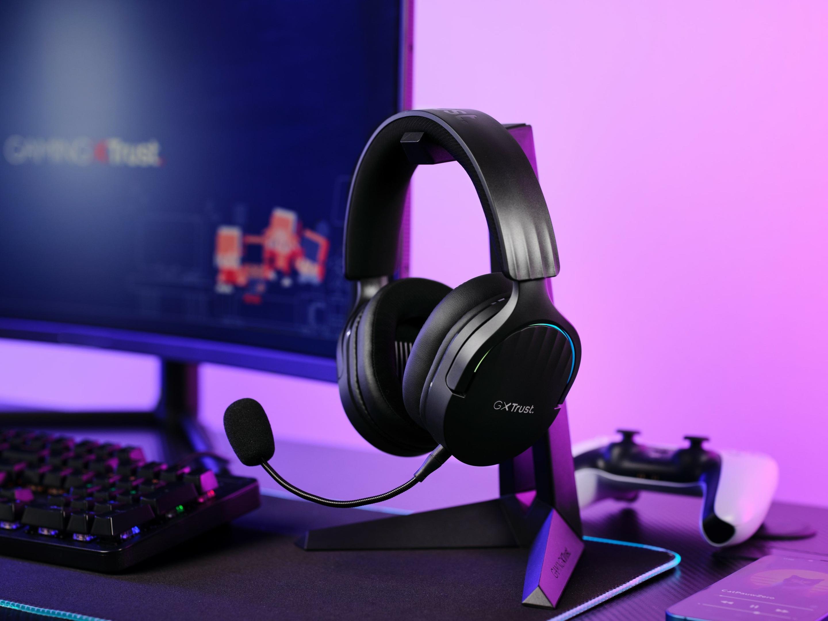 Headset Gaming TRUST GXT 491 Fayzo (Binaural - Com fios e sem fios - 5 cm - Preto), miniatura 8