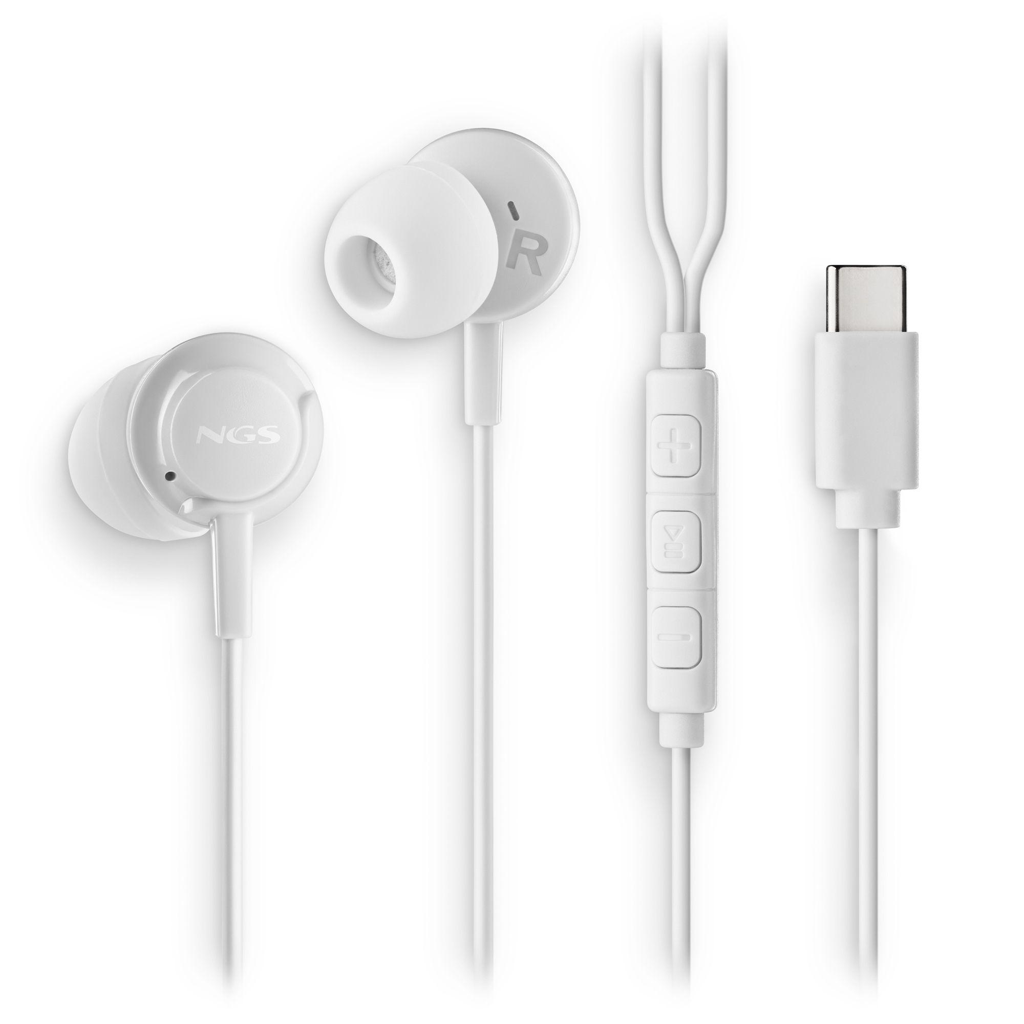 Auscultadores NGS CROSS STEP (Binaural - Com fios - Intra-aural - Branco), miniatura 3