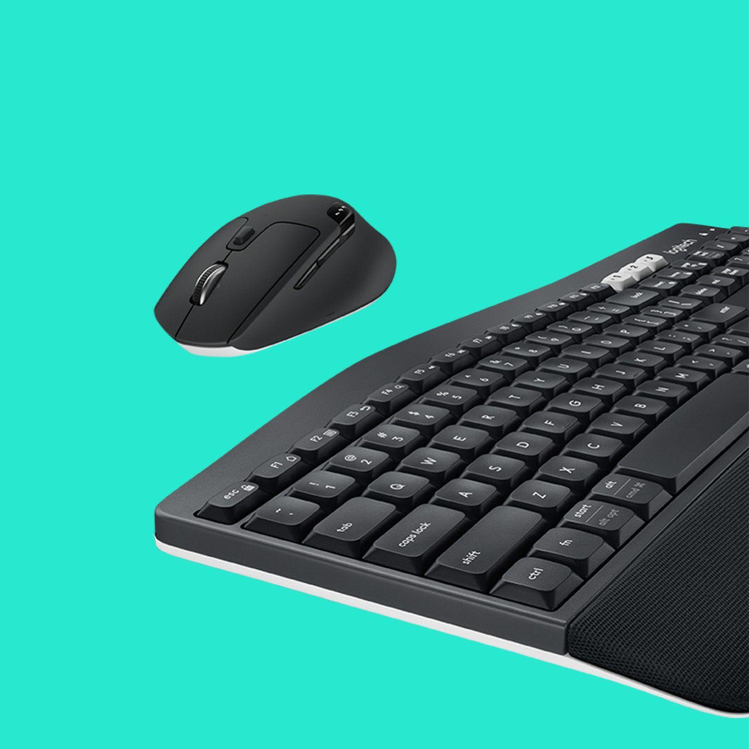 Conjunto de Teclado e Rato LOGITECH MK850 Performance (Alemão - Tamanho completo - RF Wireless + Bluetooth - Preto) — miniatura 4