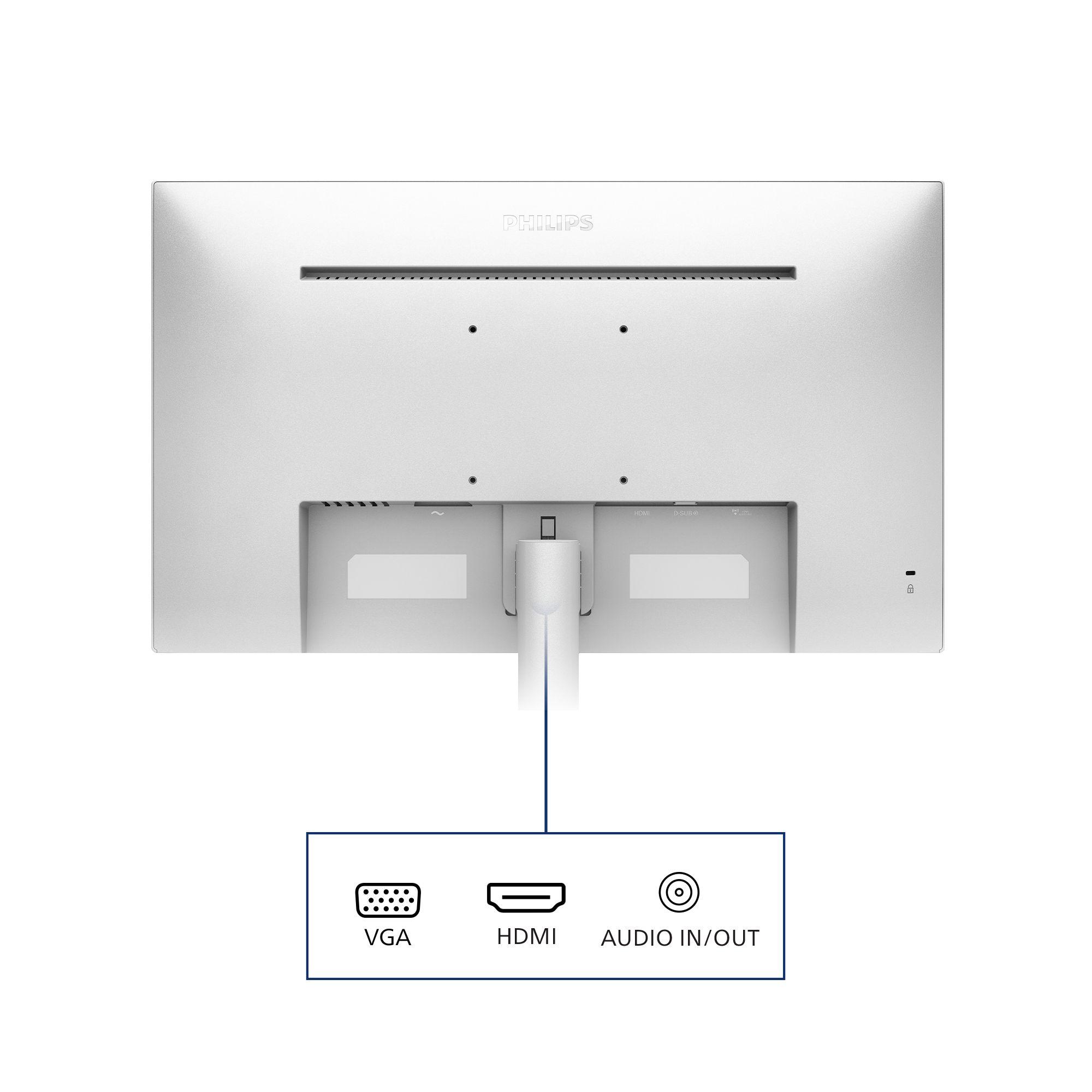Monitor PHILIPS 241V8AW/00 (23,8" - IPS - 75 Hz - Branco) — miniatura 4