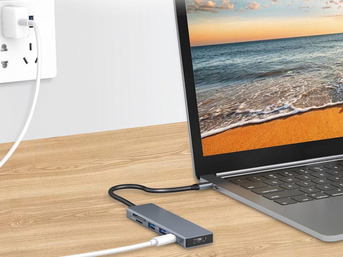Docking Station USB-C CONCEPTRONIC DONN23G (0,2 m - Cinzento), miniatura 6
