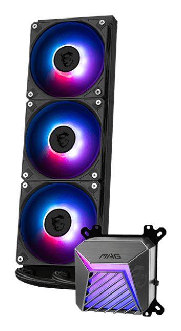 Water Cooler CPU MSI MAG CoreLiquid A15 360 (LGA 1700, LGA 1851, AM4, AM5 - LGA 1851, AM5, AM4, LGA 1700 - 120 mm - Preto), miniatura 5