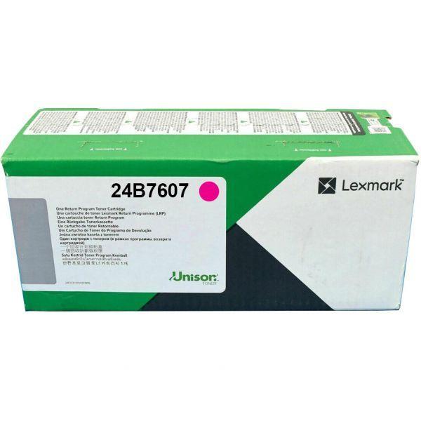 Toner LEXMARK 24B7607 (12000 páginas - Lexmark XC9525, XC9535 - Magenta)