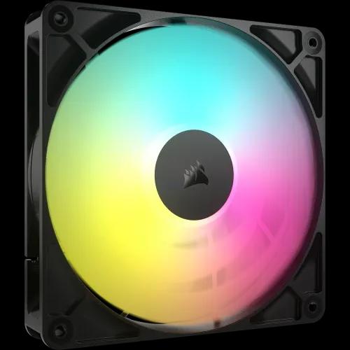 Ventoinha para Caixa PC CORSAIR RS140 ARGB (ARGB multicolor - Preto)