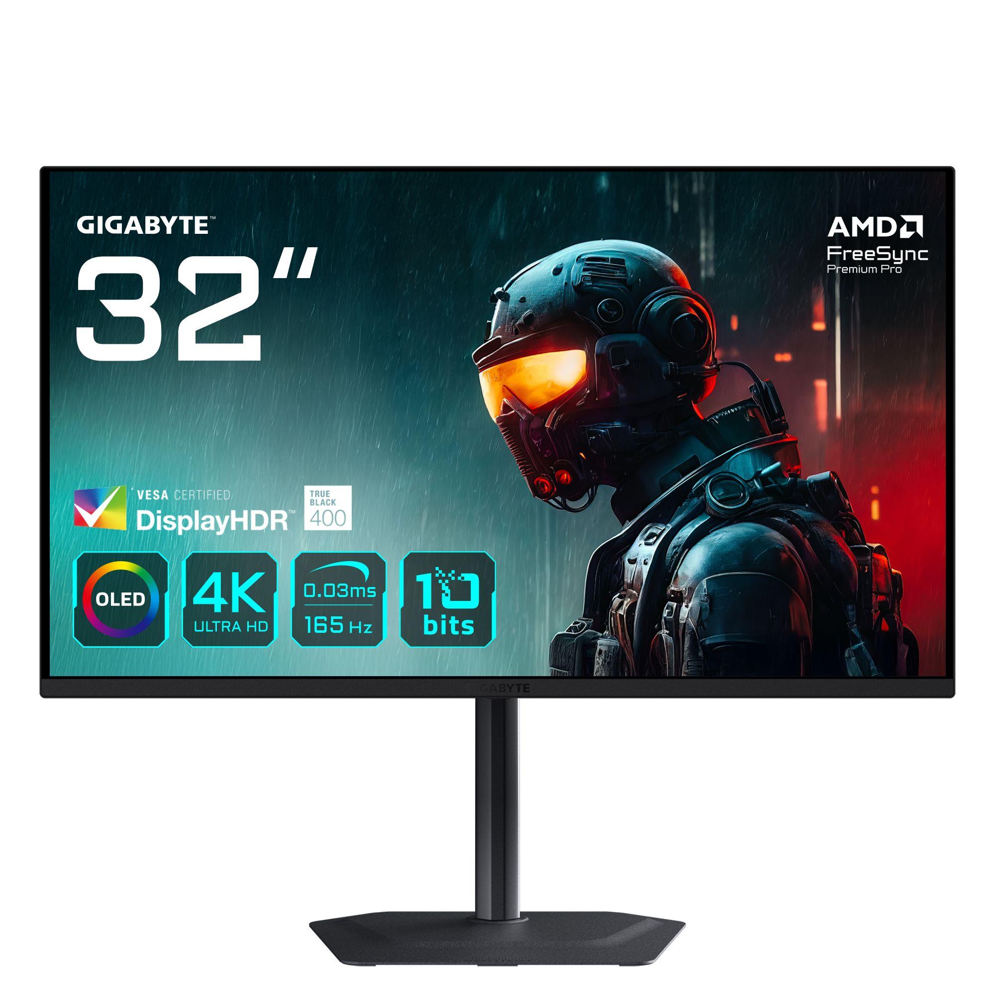 Monitor GIGABYTE MO32U (31,5" - OLED - 165 Hz - Preto)