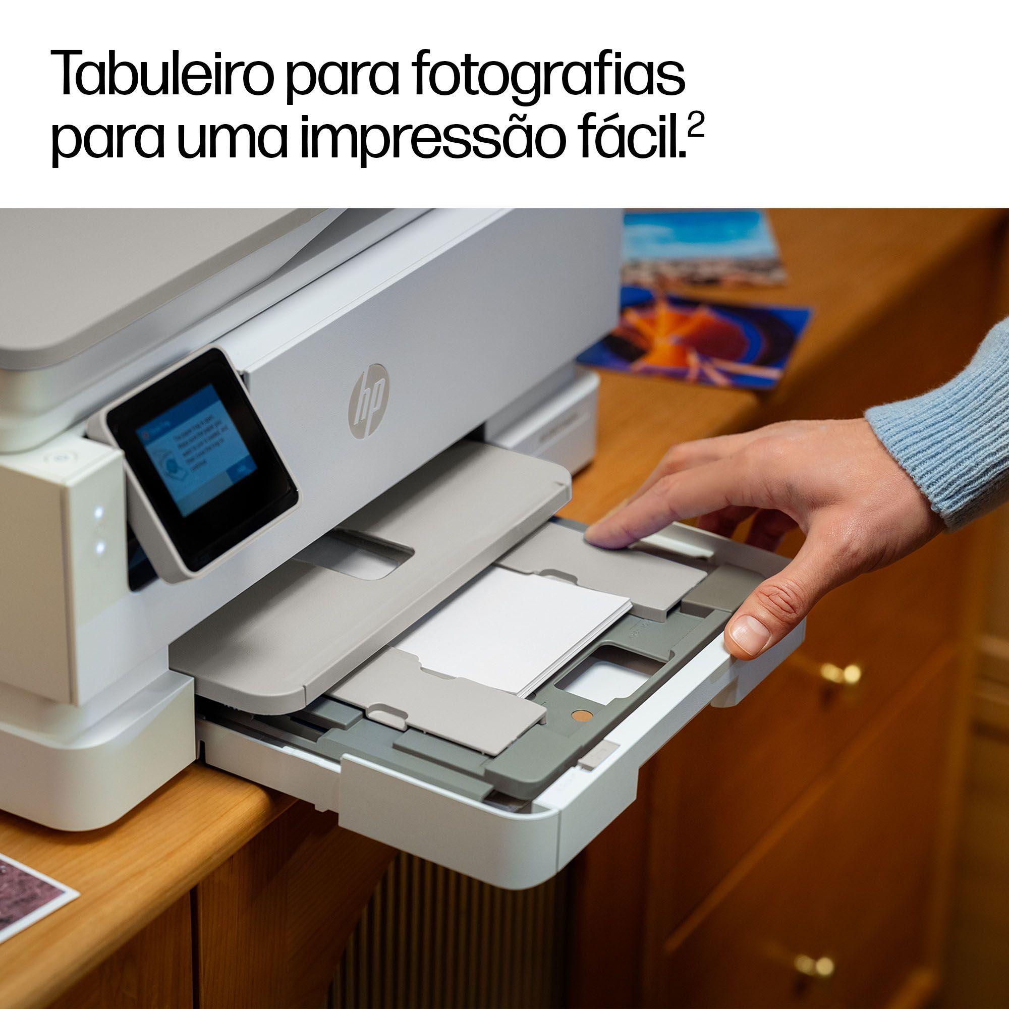 Impressora Multifunções HP Envy 7930 (A4 - Impressão a cores - AC - Branco e Bege), miniatura 8