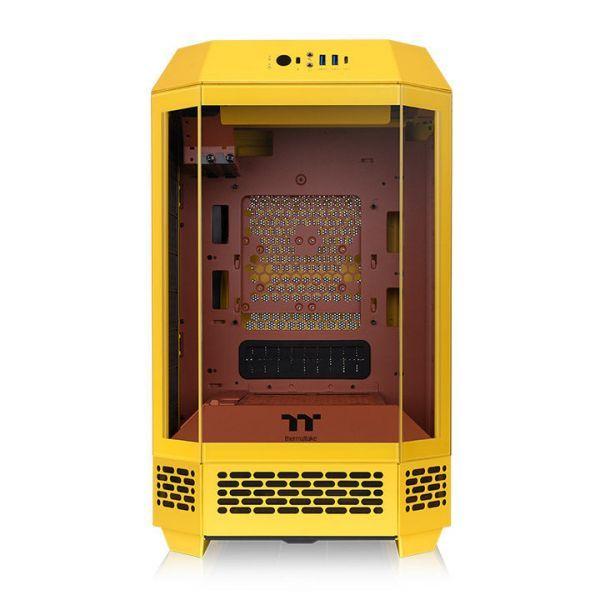 Caixa PC THERMALTAKE The Tower 250 (Mini-ITX - SFX - Mini Tower - Amarelo) — miniatura 2