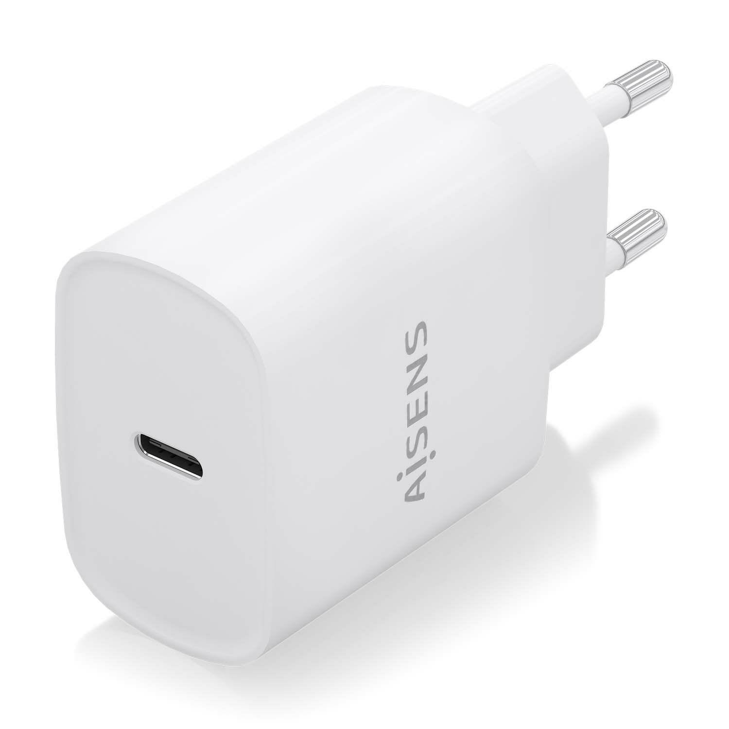 Carregador USB-C AISENS A110-0752 (20 W - Branco), miniatura 2
