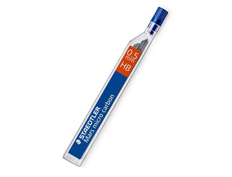 Minas de Grafite STAEDTLER Mars Micro 250 05-HB (Grafite - Preto)