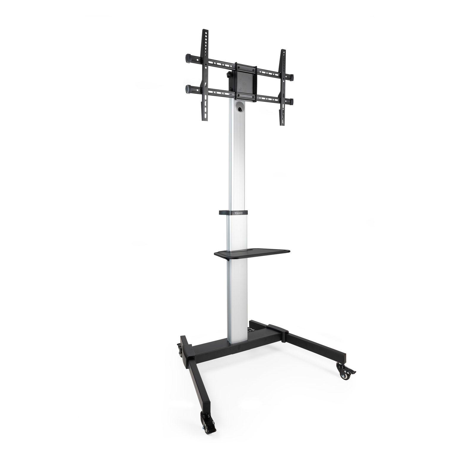 Suporte de Chão para TV TOOQ FS1886M-B (37-86" - 50 kg - VESA 600x400 - Preto e Prateado)