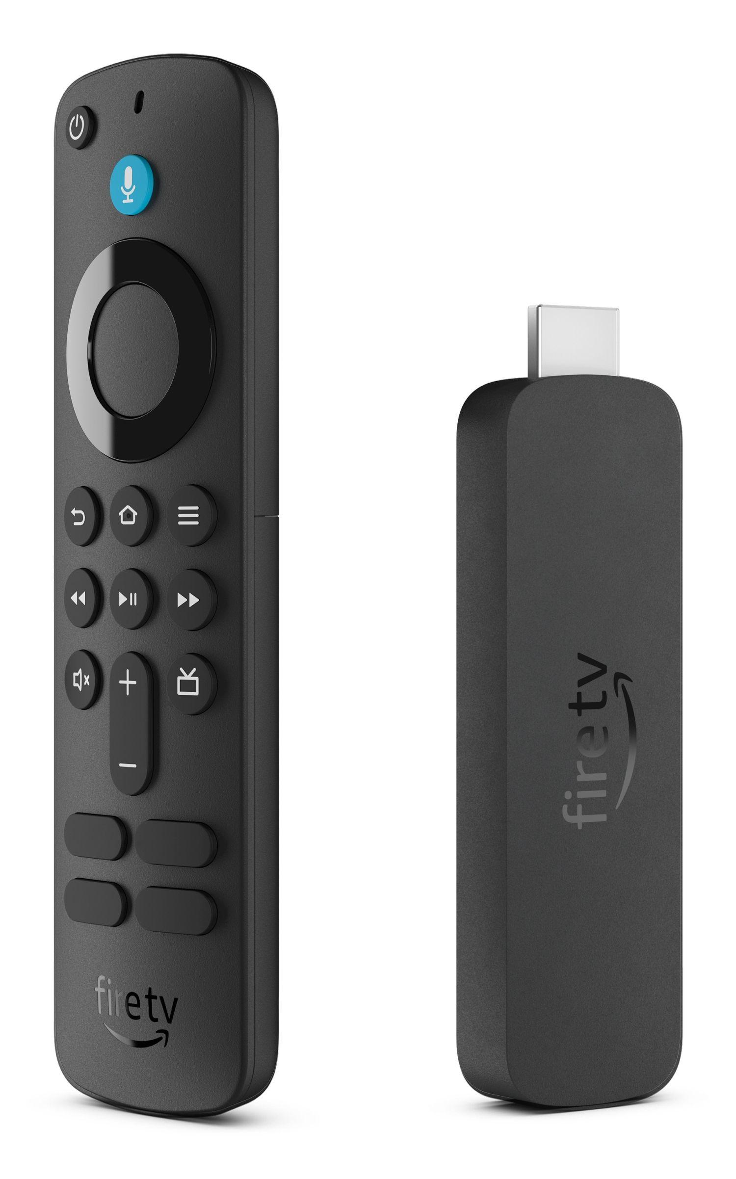 Reprodutor Multimédia AMAZON Fire TV Stick 4K 2024 (Fire OS - 4K Ultra HD - 2000 MB - Preto)