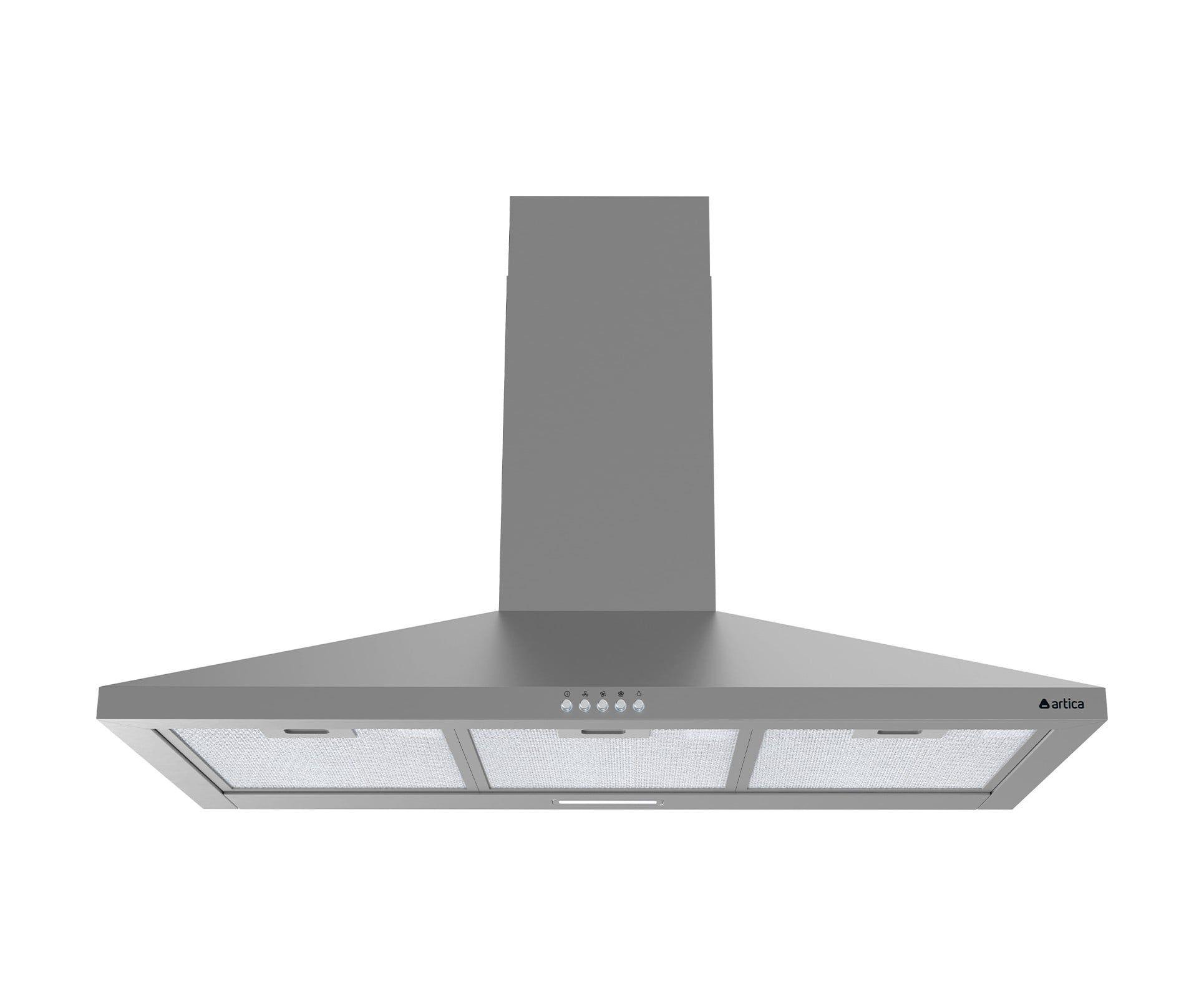 Exaustor Convencional ARTICA APYRAM90BI (90 cm - 45 cm - Inox)