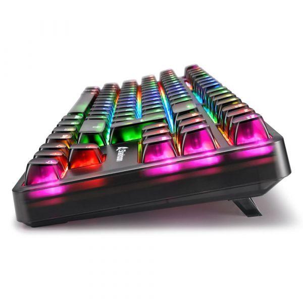 Teclado SHARKOON SKILLER SGK70W DE (Alemão - Sem teclado numérico - USB - Preto) — miniatura 3