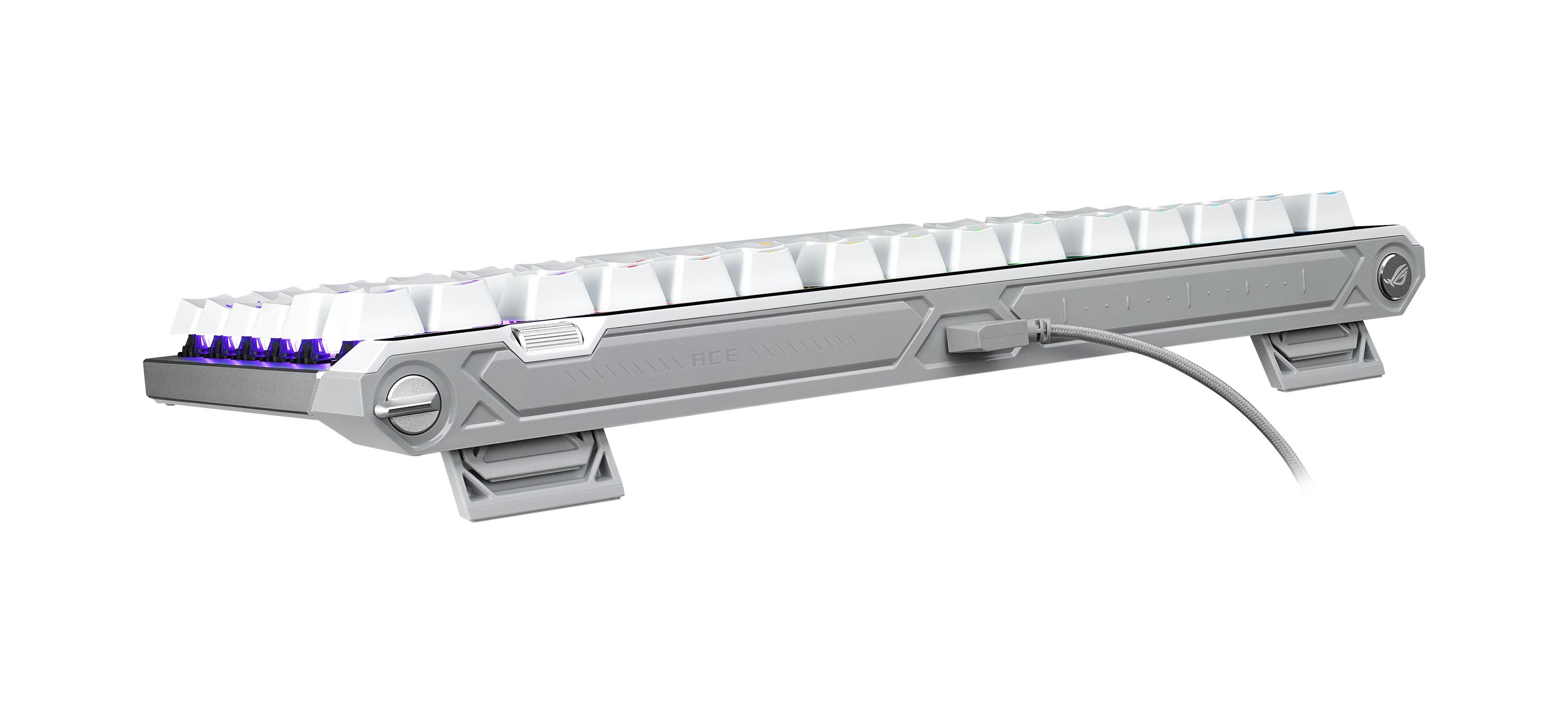 Teclado ASUS ROG Falchion Ace 75 HE (Alemão - ROG HFX Magnetic - 75% - Branco) — miniatura 6