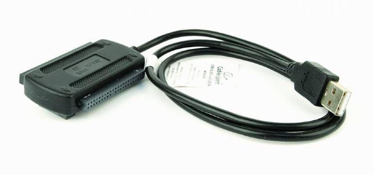Adaptador USB para IDE/SATA GEMBIRD AUSI01 (PATA/SATA - HDD e SSD - Preto), miniatura 3