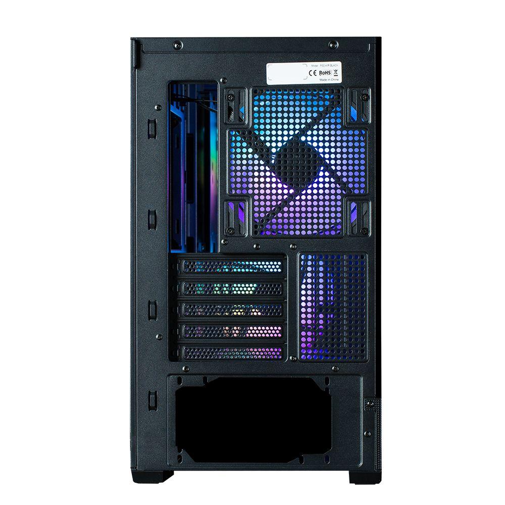 Caixa PC ZALMAN P30 AIR (Micro ATX, Mini-ITX - Mini Tower - Plástico, aço, vidro temperado - Preto) — miniatura 11