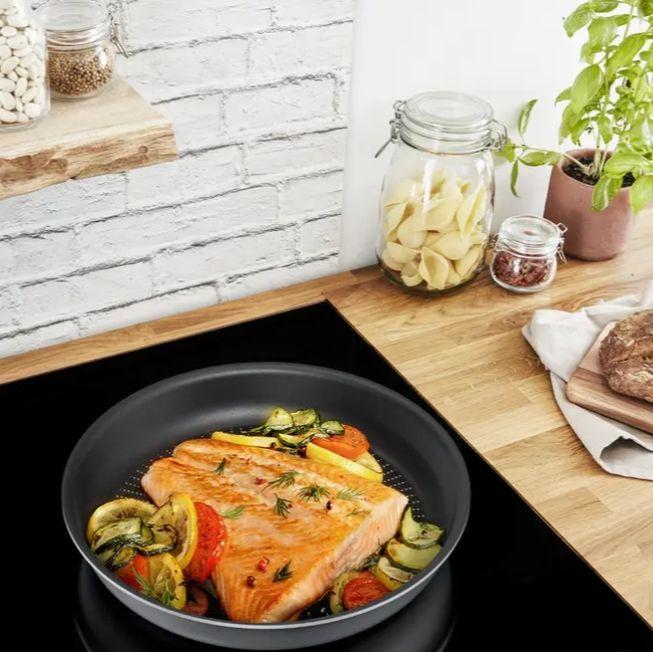 Frigideira Wok TEFAL Emotion E3001904 (Altura 8,03 cm - Aço inoxidável), miniatura 4