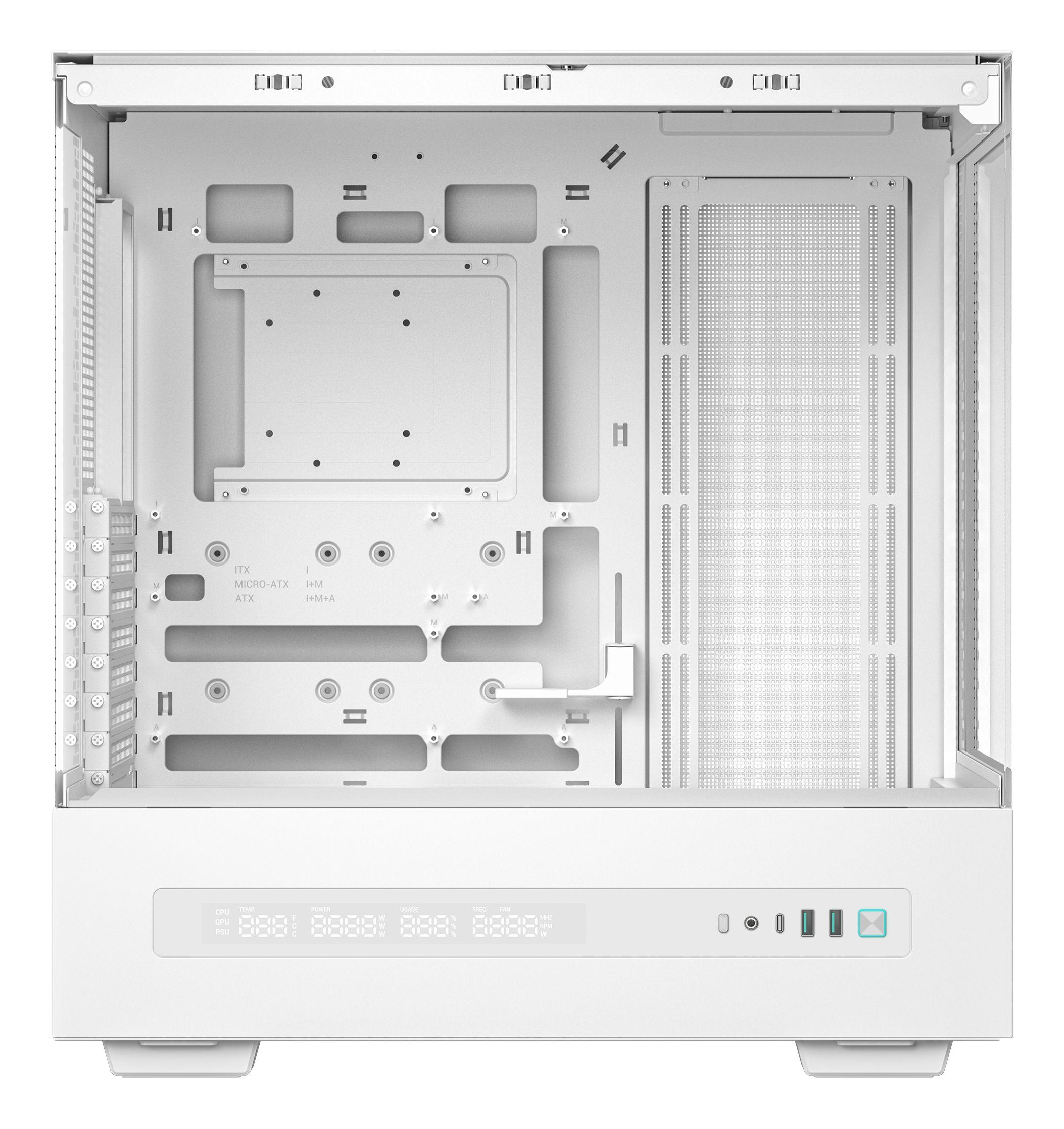 Caixa PC DEEPCOOL CH690 Digital (ATX, micro ATX, Mini-ITX - ATX, PS2 - Torre - Branco) — miniatura 4