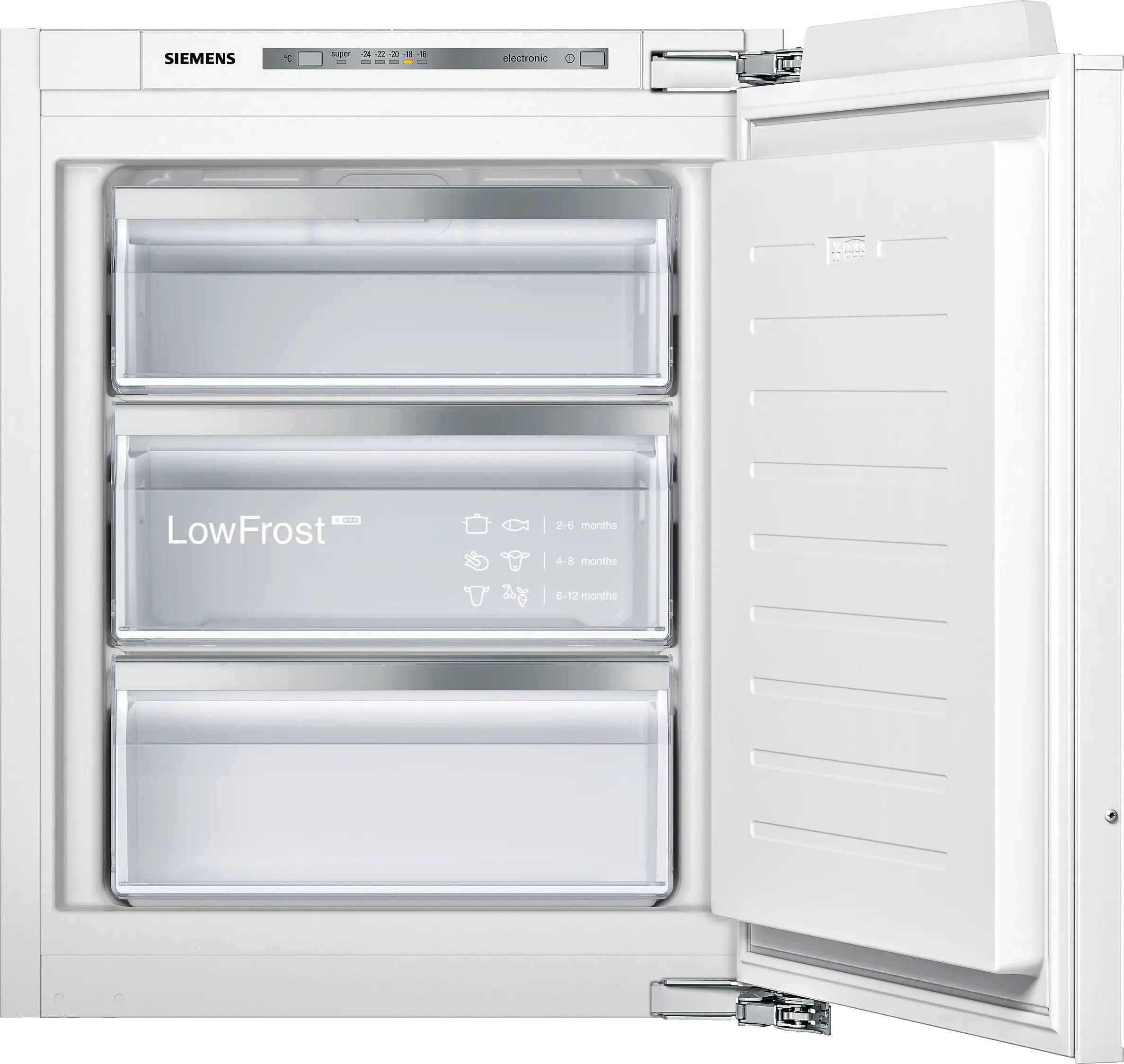 Arca Congeladora Vertical de Encastre SIEMENS GI11VAFE0 (56 cm - 71 cm - 55 cm - Branco)